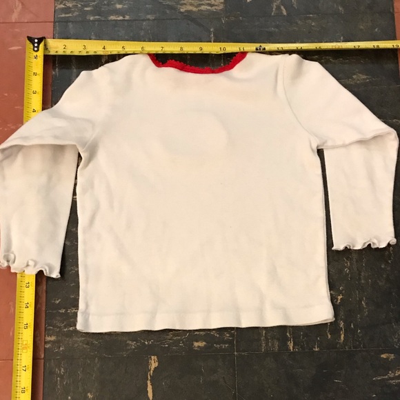 Vintage Fuzzy Dog Ruffle Wrist Long Sleeve Shirt - Picture 4 of 4